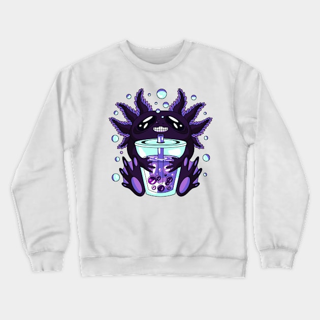 Axolotl Crewneck Sweatshirt by aaallsmiles